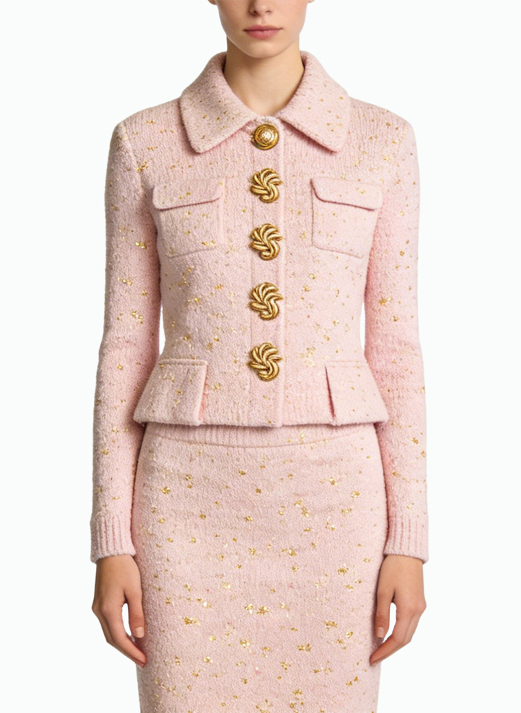 womens-elegant-button-front-short-coat