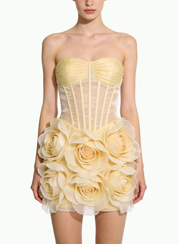 romantic-strapless-mini-dress-date-party-evening-dress