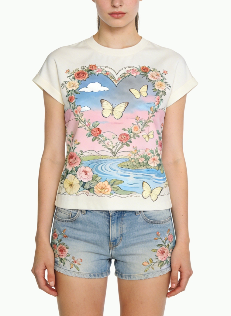 womens-graphic-print-cropped-short-sleeve-top